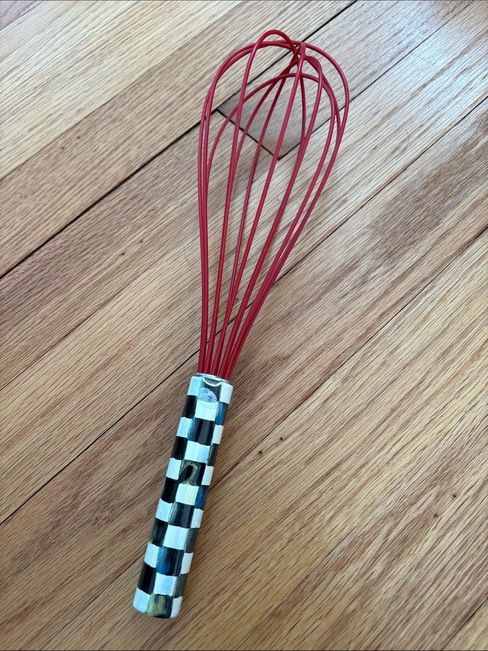 MacKenzie-Childs courtly check whisk